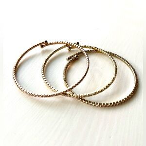 Gold Sparkle Bangles